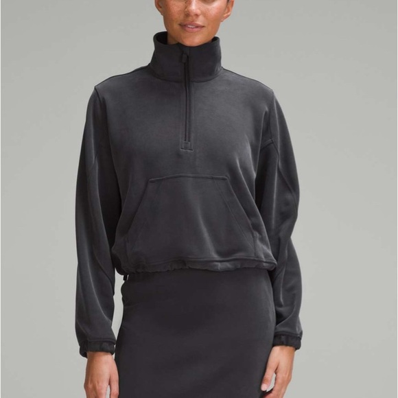 NWOT Lululemon Brushed Softstreme Half Zip - Picture 1 of 6